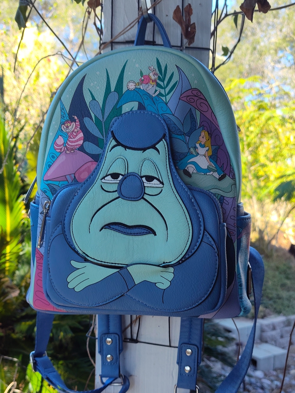 Disney Parks Loungefly Alice in Wonderland Caterpillar Mini Backpack